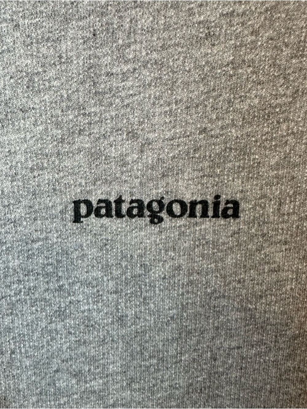 Patagonia Gray Crewneck Sweatshirt with Mountain Logo - Picture 2 of 6